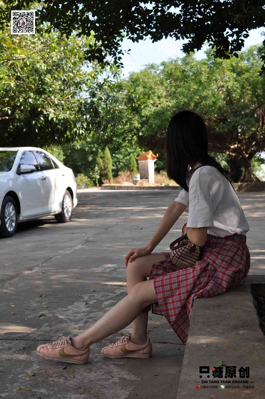 图片[191]-[只糖棉袜] NO.001 诗诗－格子裙休闲风 在线浏览 – 速更版-美库