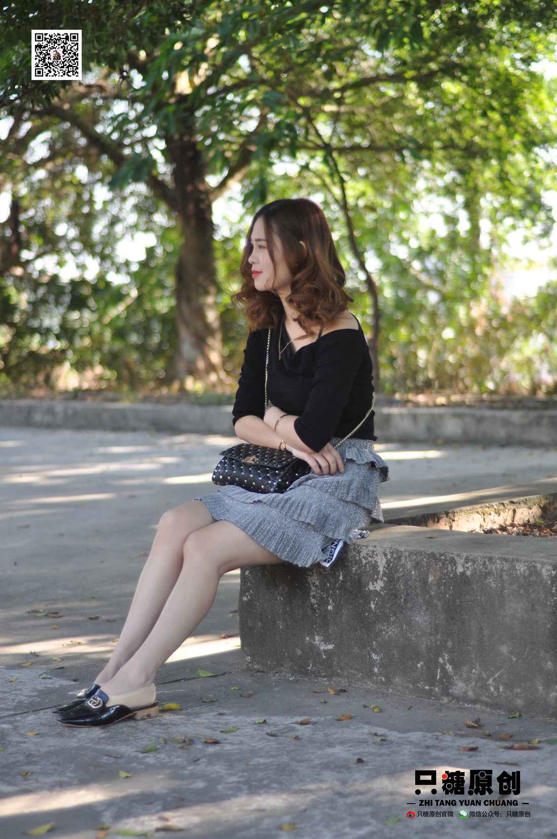 图片[28]-[只糖棉袜] NO.002 婷婷－短裙与薄棉船袜 在线浏览 – 速更版-美库