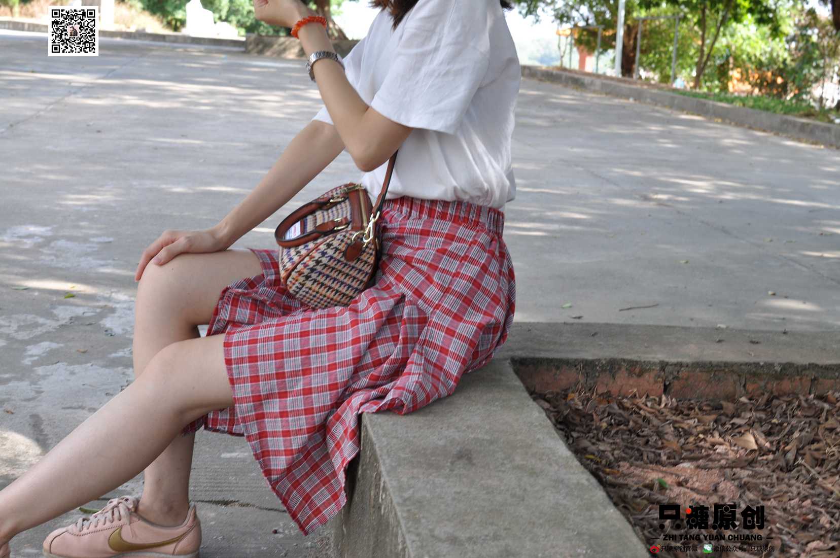 图片[193]-[只糖棉袜] NO.001 诗诗－格子裙休闲风 在线浏览 – 速更版-美库