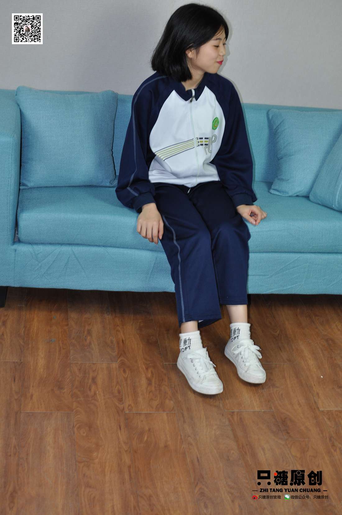 图片[93]-[只糖棉袜] NO.003 嘉欣－运动风白棉袜 在线浏览 – 速更版-美库