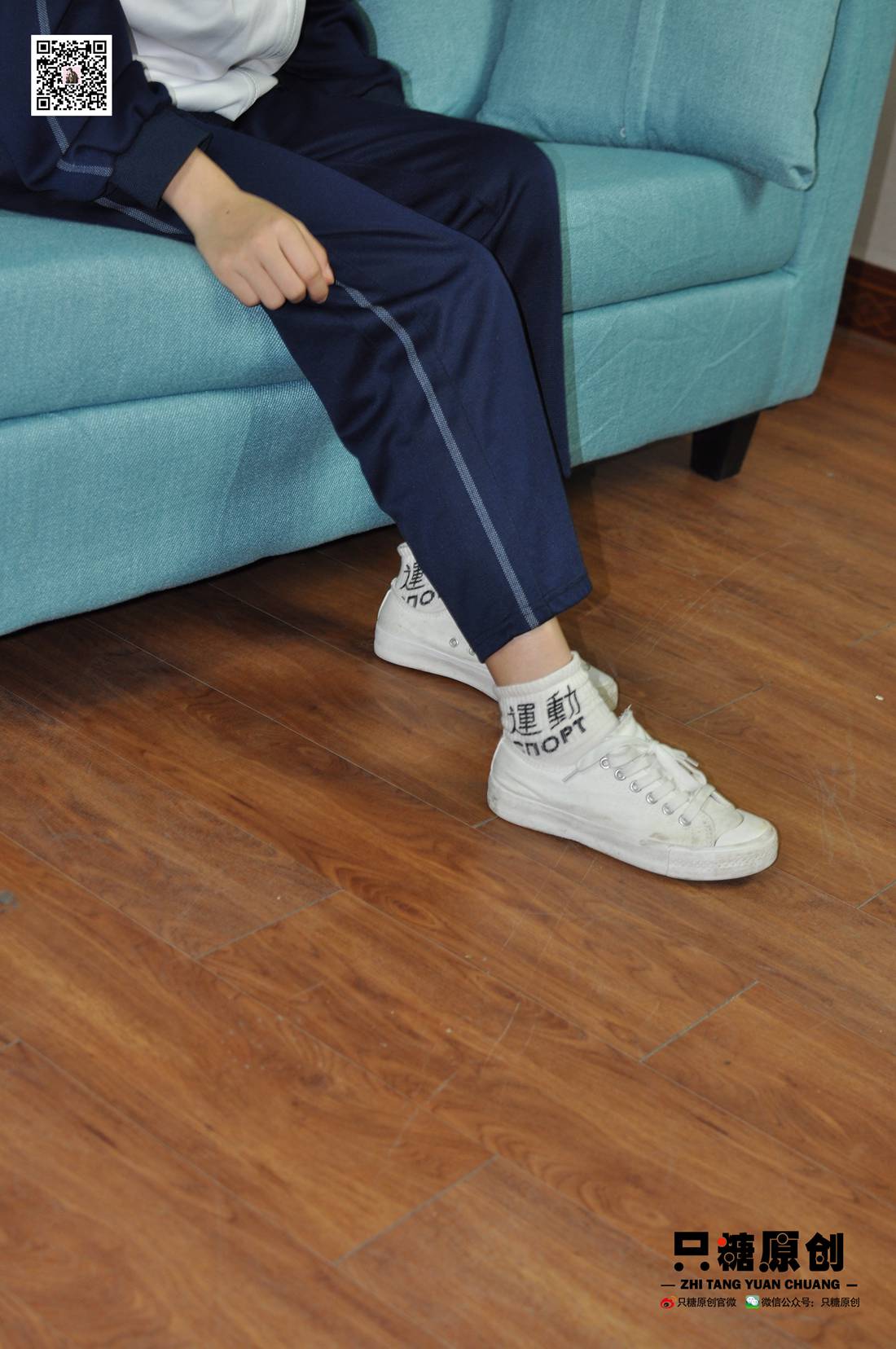 图片[5]-[只糖棉袜] NO.003 嘉欣－运动风白棉袜 在线浏览 – 速更版-美库