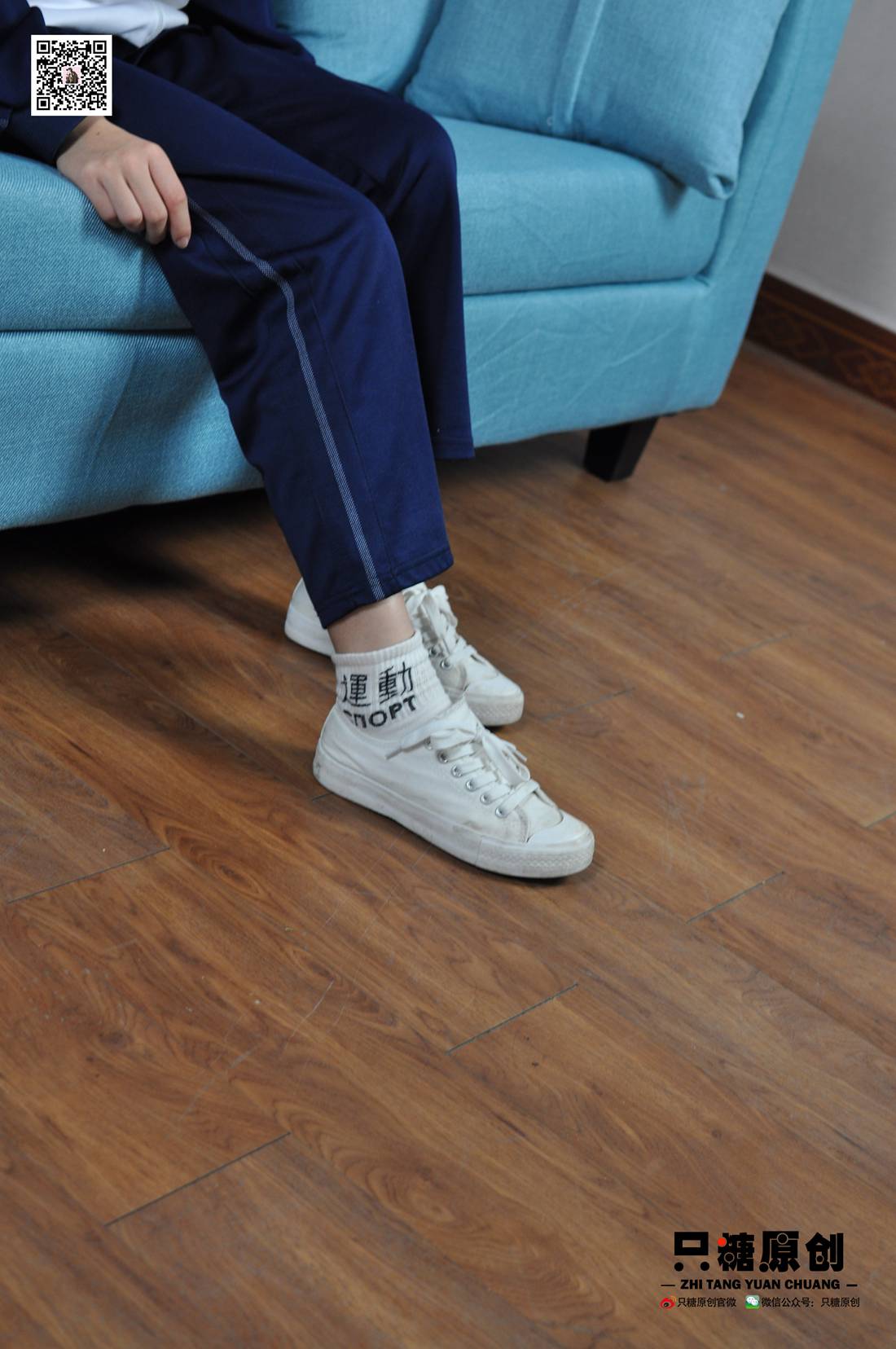 图片[98]-[只糖棉袜] NO.003 嘉欣－运动风白棉袜 在线浏览 – 速更版-美库