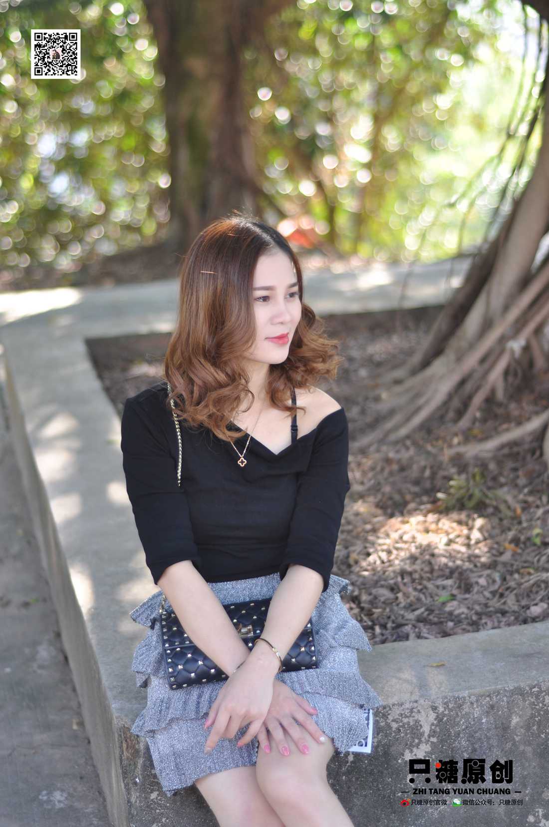 图片[39]-[只糖棉袜] NO.002 婷婷－短裙与薄棉船袜 在线浏览 – 速更版-美库