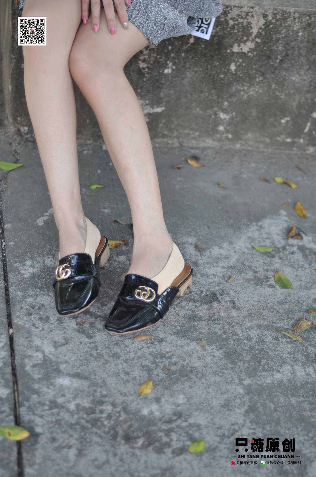 图片[57]-[只糖棉袜] NO.002 婷婷－短裙与薄棉船袜 在线浏览 – 速更版-美库