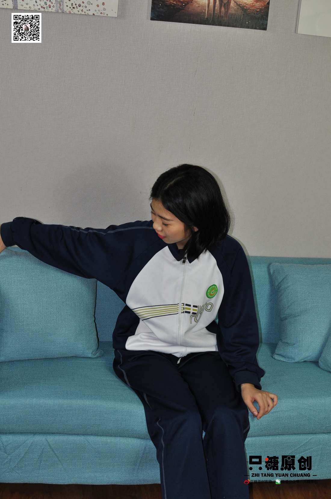 图片[43]-[只糖棉袜] NO.003 嘉欣－运动风白棉袜 在线浏览 – 速更版-美库