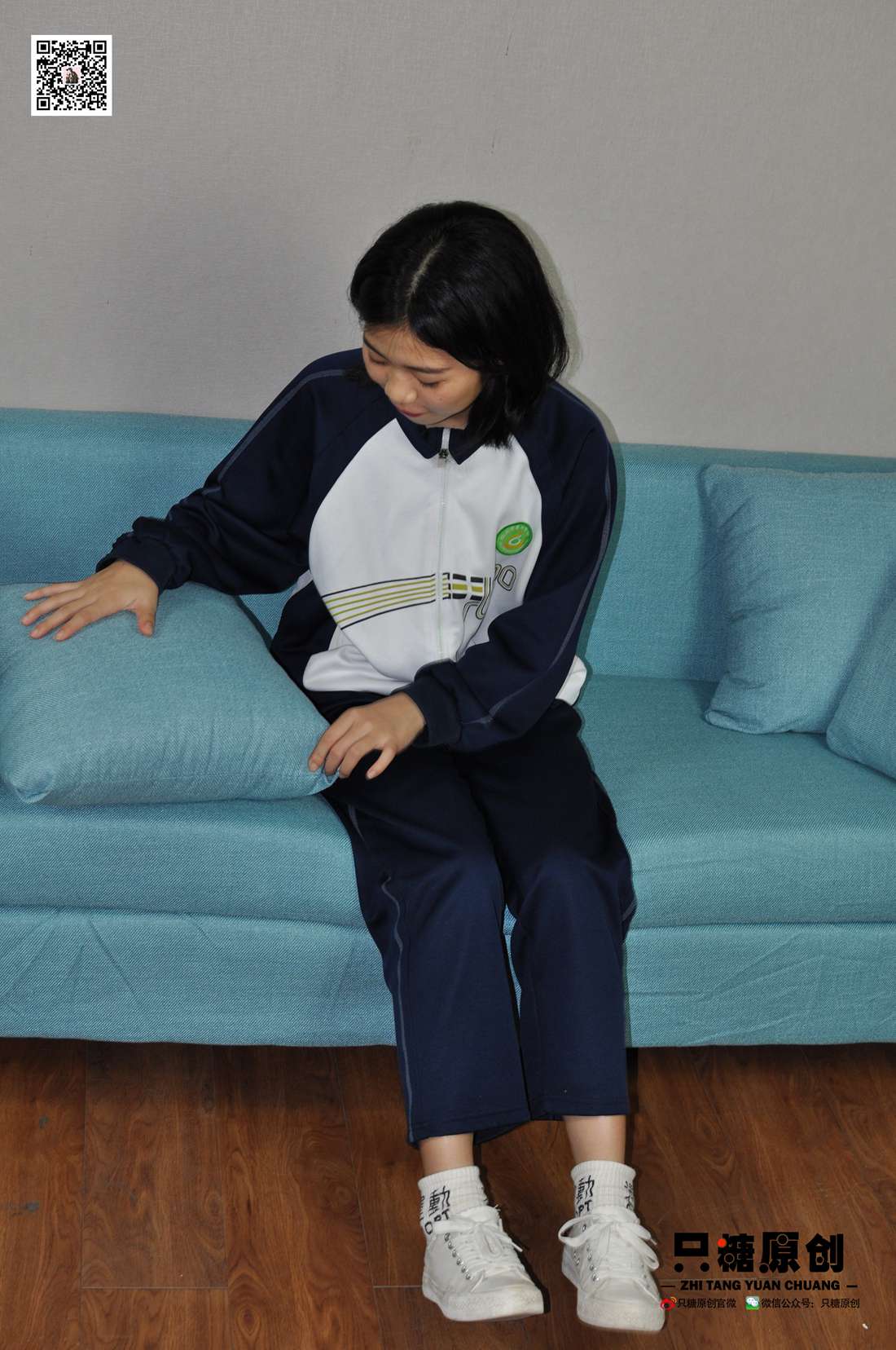 图片[106]-[只糖棉袜] NO.003 嘉欣－运动风白棉袜 在线浏览 – 速更版-美库