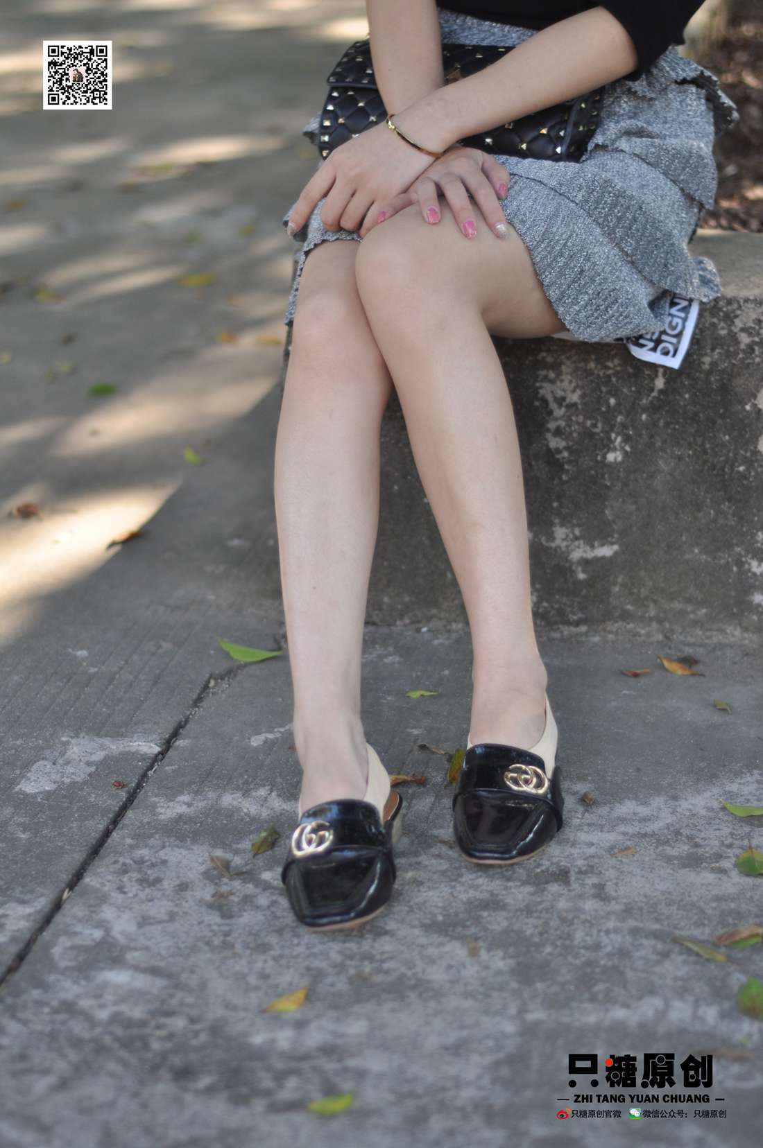 图片[141]-[只糖棉袜] NO.002 婷婷－短裙与薄棉船袜 在线浏览 – 速更版-美库