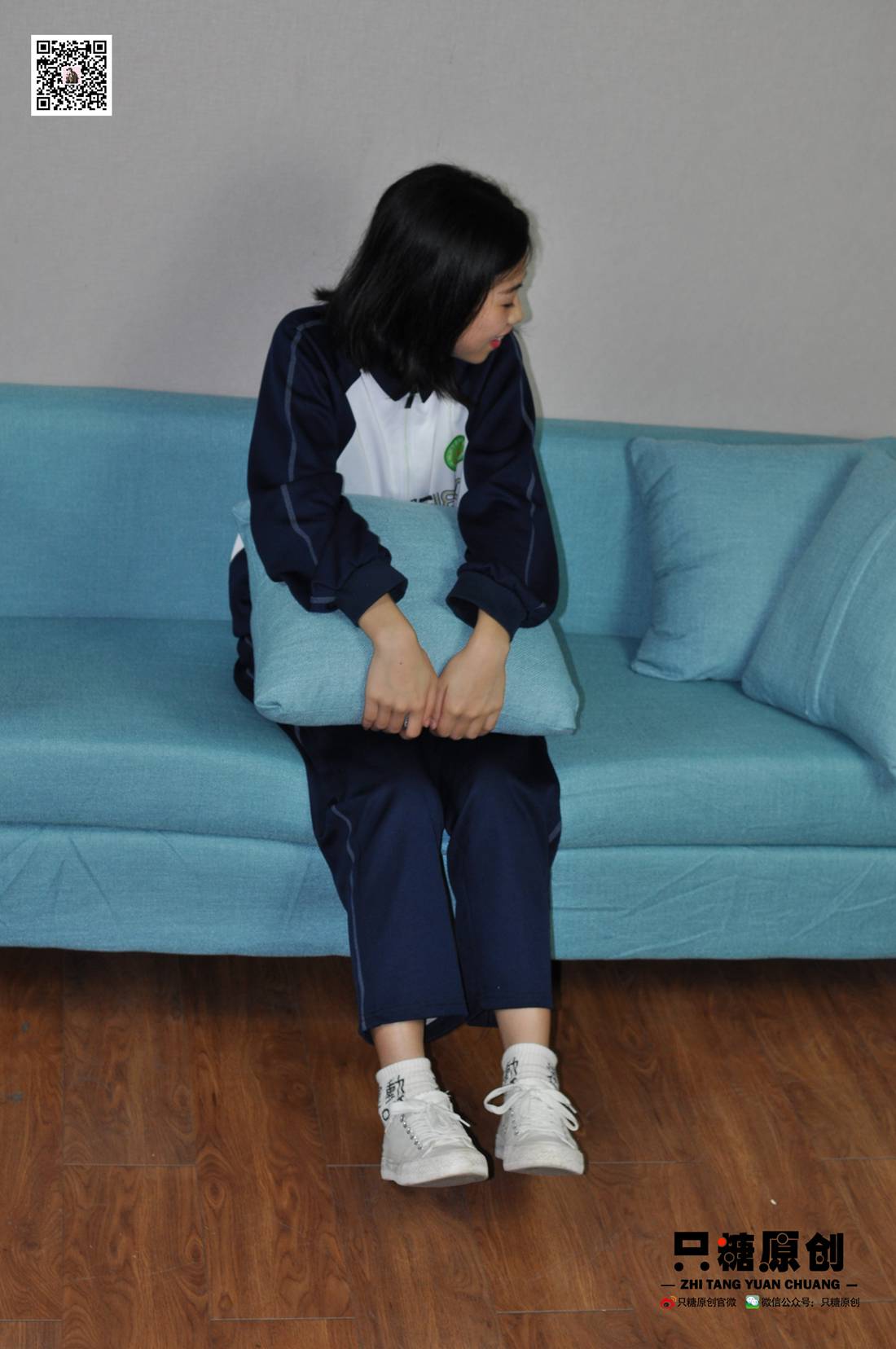 图片[6]-[只糖棉袜] NO.003 嘉欣－运动风白棉袜 在线浏览 – 速更版-美库