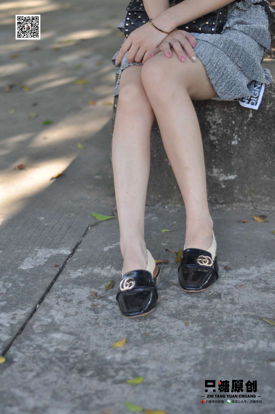 图片[73]-[只糖棉袜] NO.002 婷婷－短裙与薄棉船袜 在线浏览 – 速更版-美库