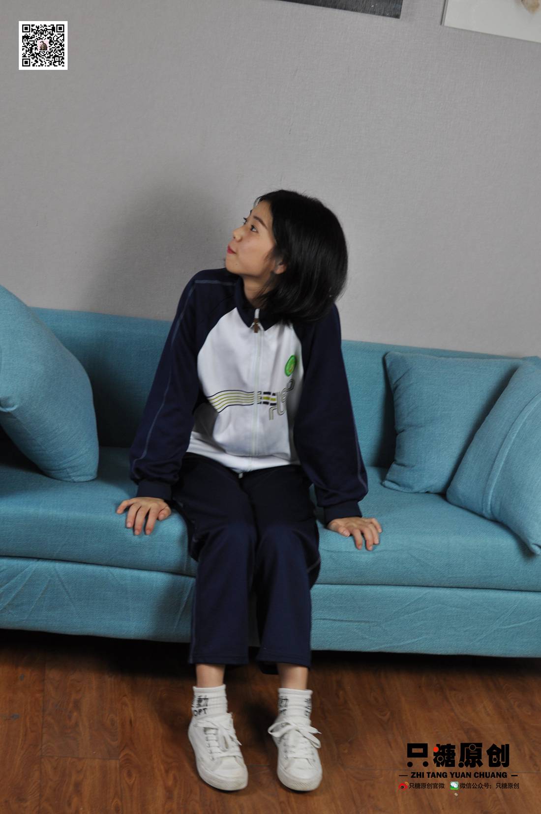 图片[63]-[只糖棉袜] NO.003 嘉欣－运动风白棉袜 在线浏览 – 速更版-美库