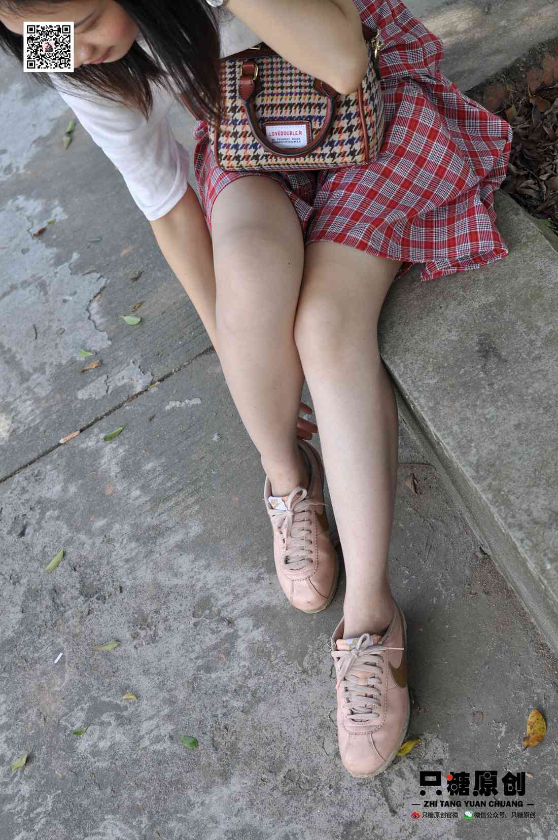 图片[47]-[只糖棉袜] NO.001 诗诗－格子裙休闲风 在线浏览 – 速更版-美库