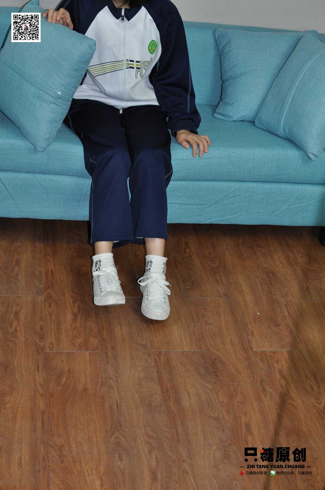 图片[53]-[只糖棉袜] NO.003 嘉欣－运动风白棉袜 在线浏览 – 速更版-美库