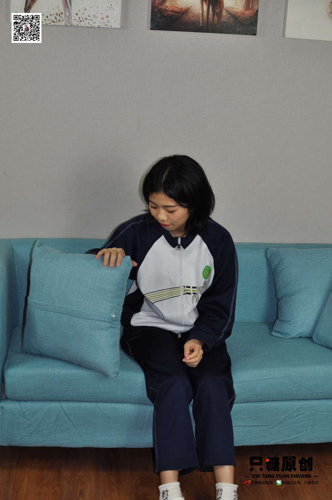 图片[90]-[只糖棉袜] NO.003 嘉欣－运动风白棉袜 在线浏览 – 速更版-美库