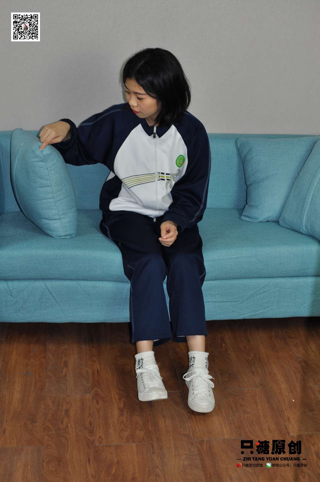 图片[121]-[只糖棉袜] NO.003 嘉欣－运动风白棉袜 在线浏览 – 速更版-美库