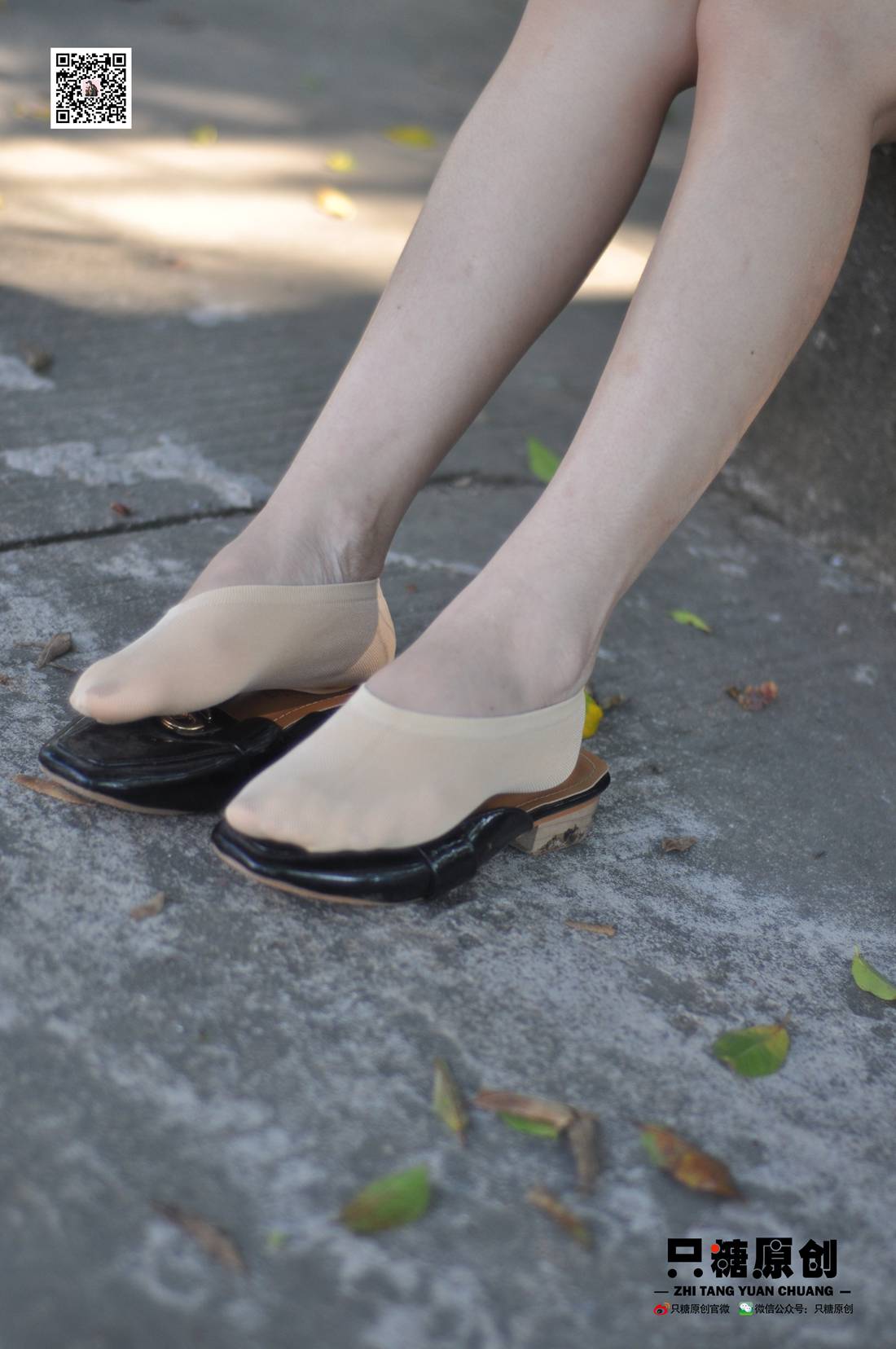 图片[64]-[只糖棉袜] NO.002 婷婷－短裙与薄棉船袜 在线浏览 – 速更版-美库