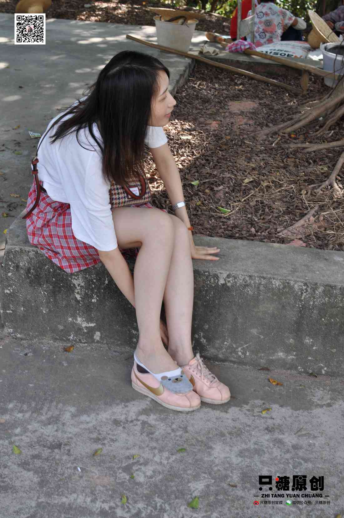 图片[177]-[只糖棉袜] NO.001 诗诗－格子裙休闲风 在线浏览 – 速更版-美库