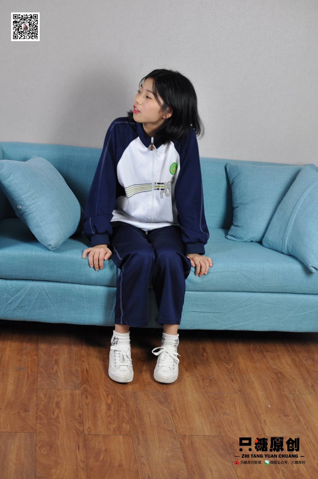 图片[33]-[只糖棉袜] NO.003 嘉欣－运动风白棉袜 在线浏览 – 速更版-美库