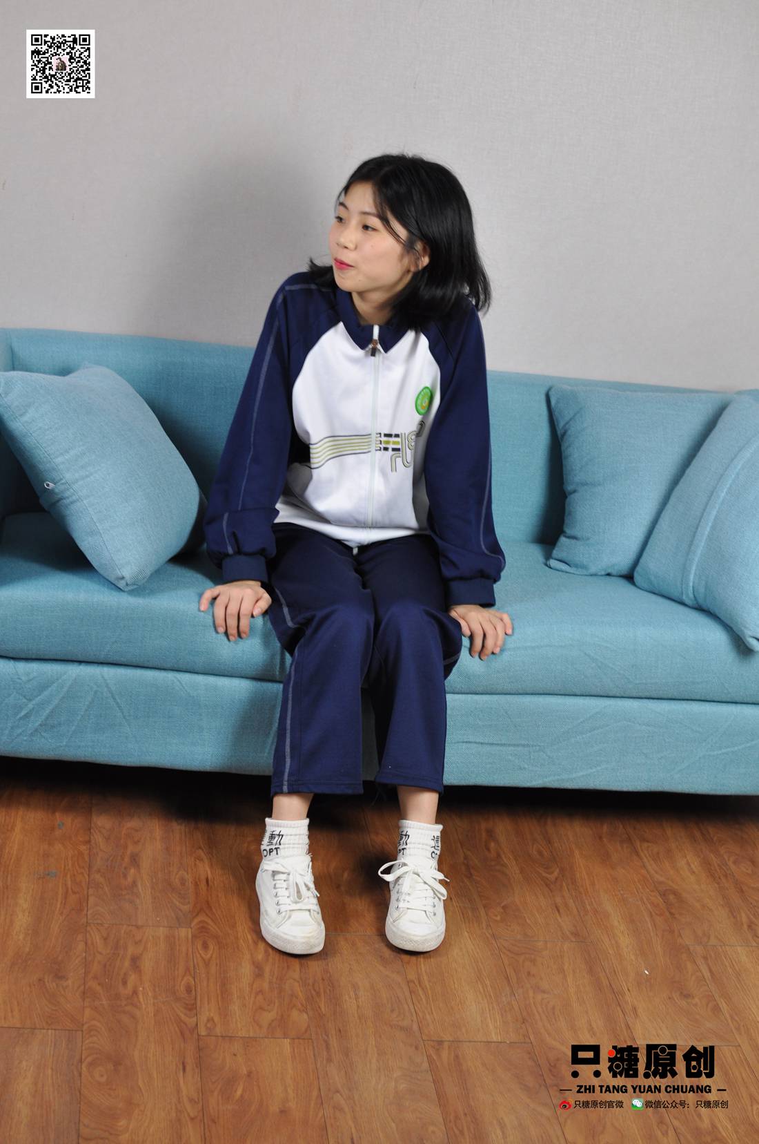 图片[132]-[只糖棉袜] NO.003 嘉欣－运动风白棉袜 在线浏览 – 速更版-美库