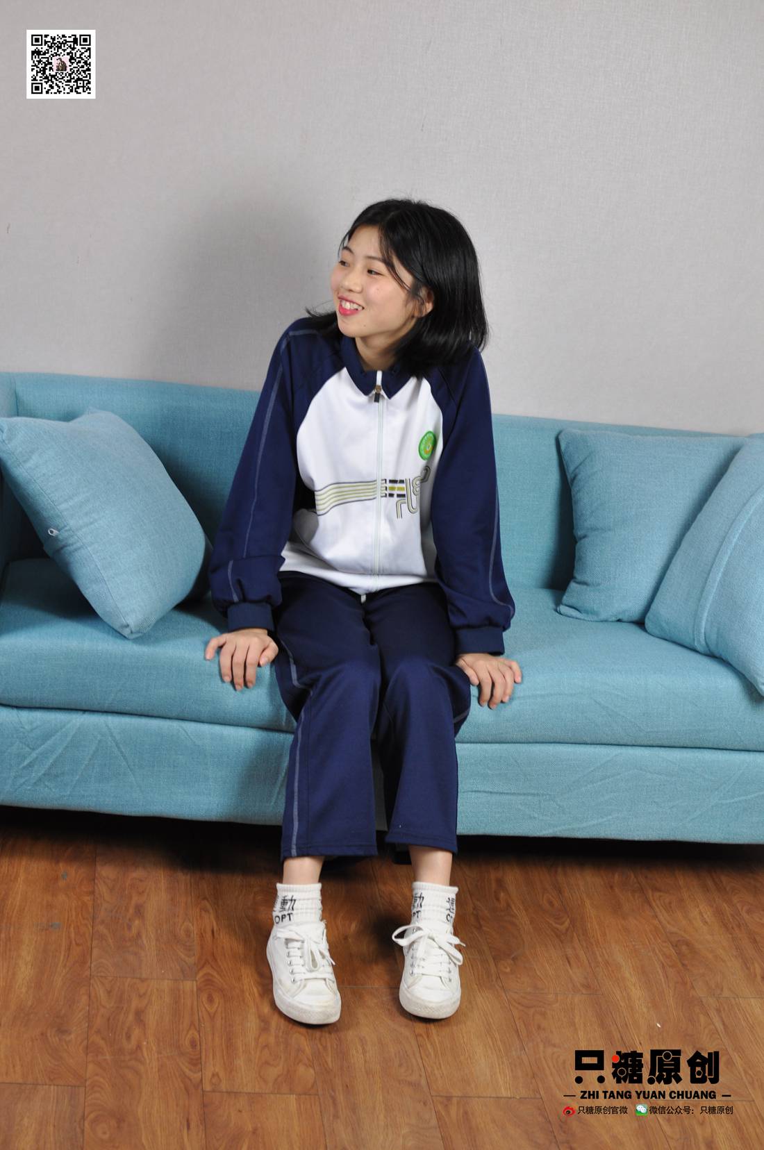 图片[45]-[只糖棉袜] NO.003 嘉欣－运动风白棉袜 在线浏览 – 速更版-美库