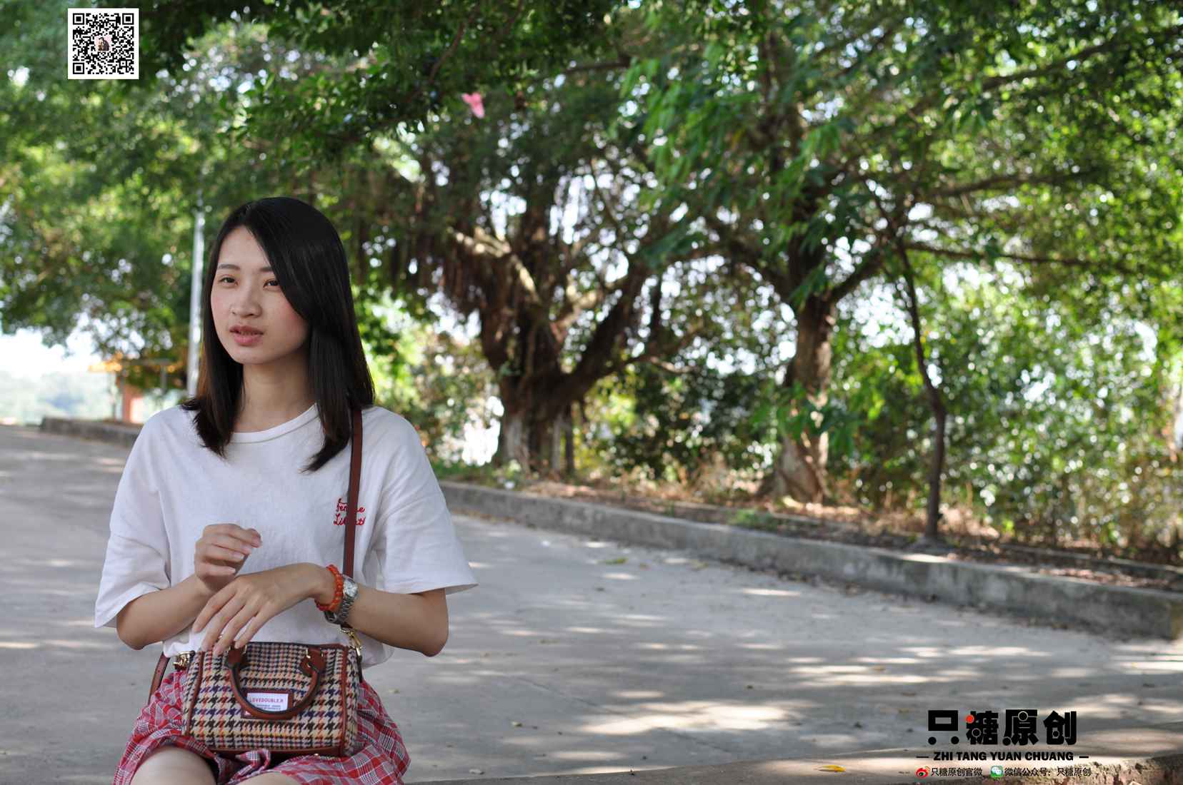 图片[8]-[只糖棉袜] NO.001 诗诗－格子裙休闲风 在线浏览 – 速更版-美库