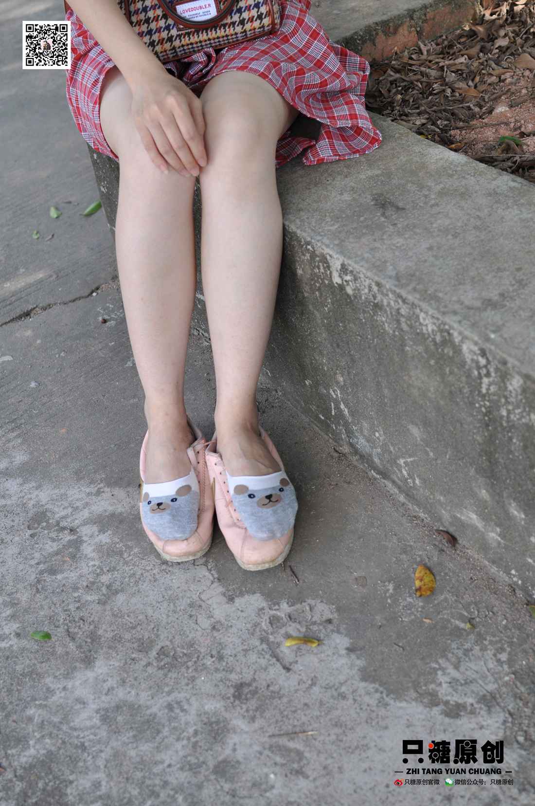 图片[93]-[只糖棉袜] NO.001 诗诗－格子裙休闲风 在线浏览 – 速更版-美库