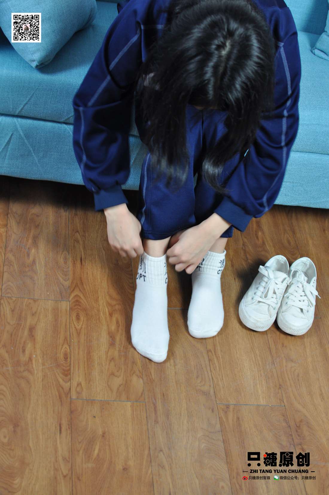 图片[23]-[只糖棉袜] NO.003 嘉欣－运动风白棉袜 在线浏览 – 速更版-美库