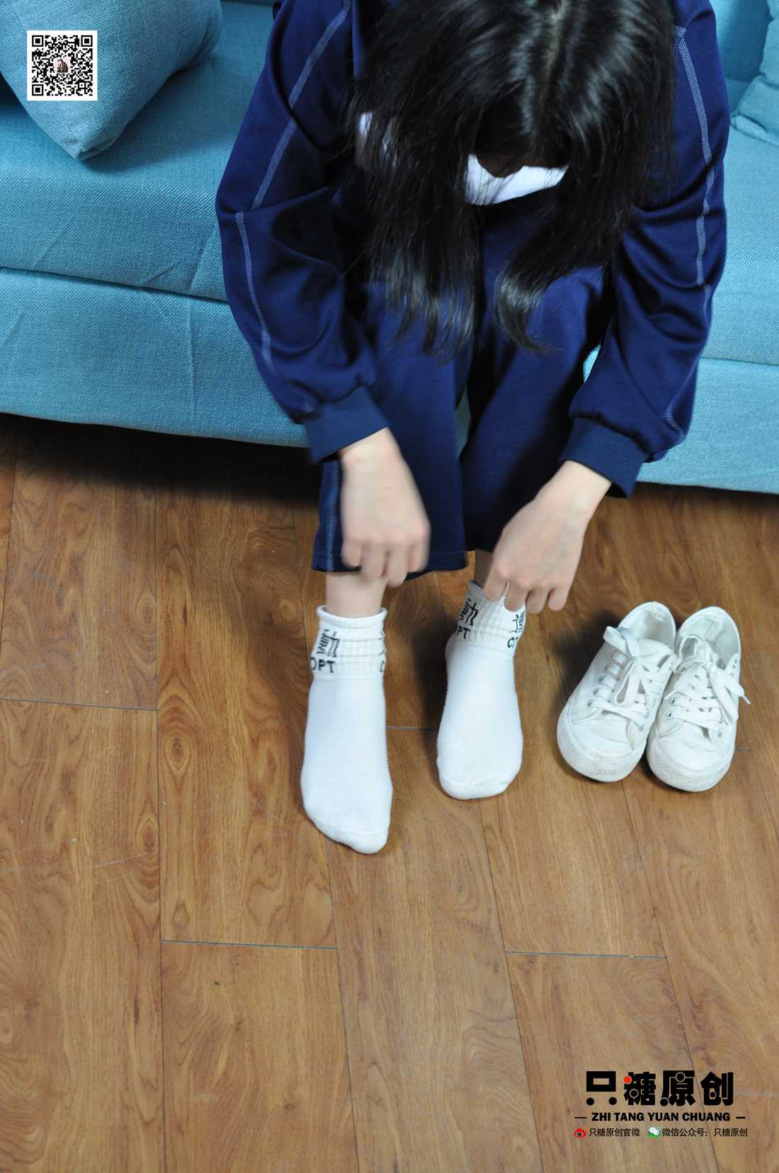 图片[112]-[只糖棉袜] NO.003 嘉欣－运动风白棉袜 在线浏览 – 速更版-美库