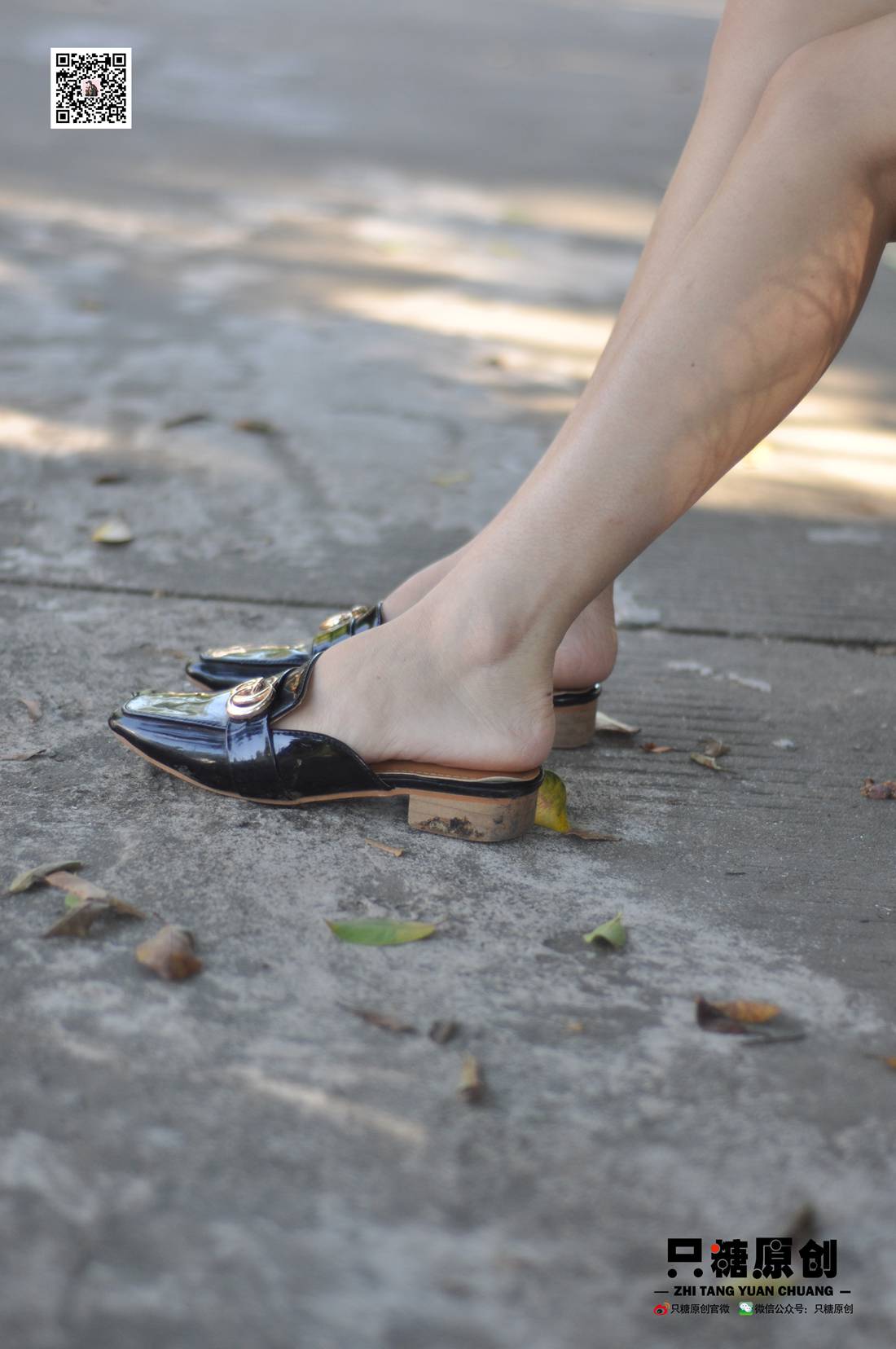 图片[3]-[只糖棉袜] NO.002 婷婷－短裙与薄棉船袜 在线浏览 – 速更版-美库