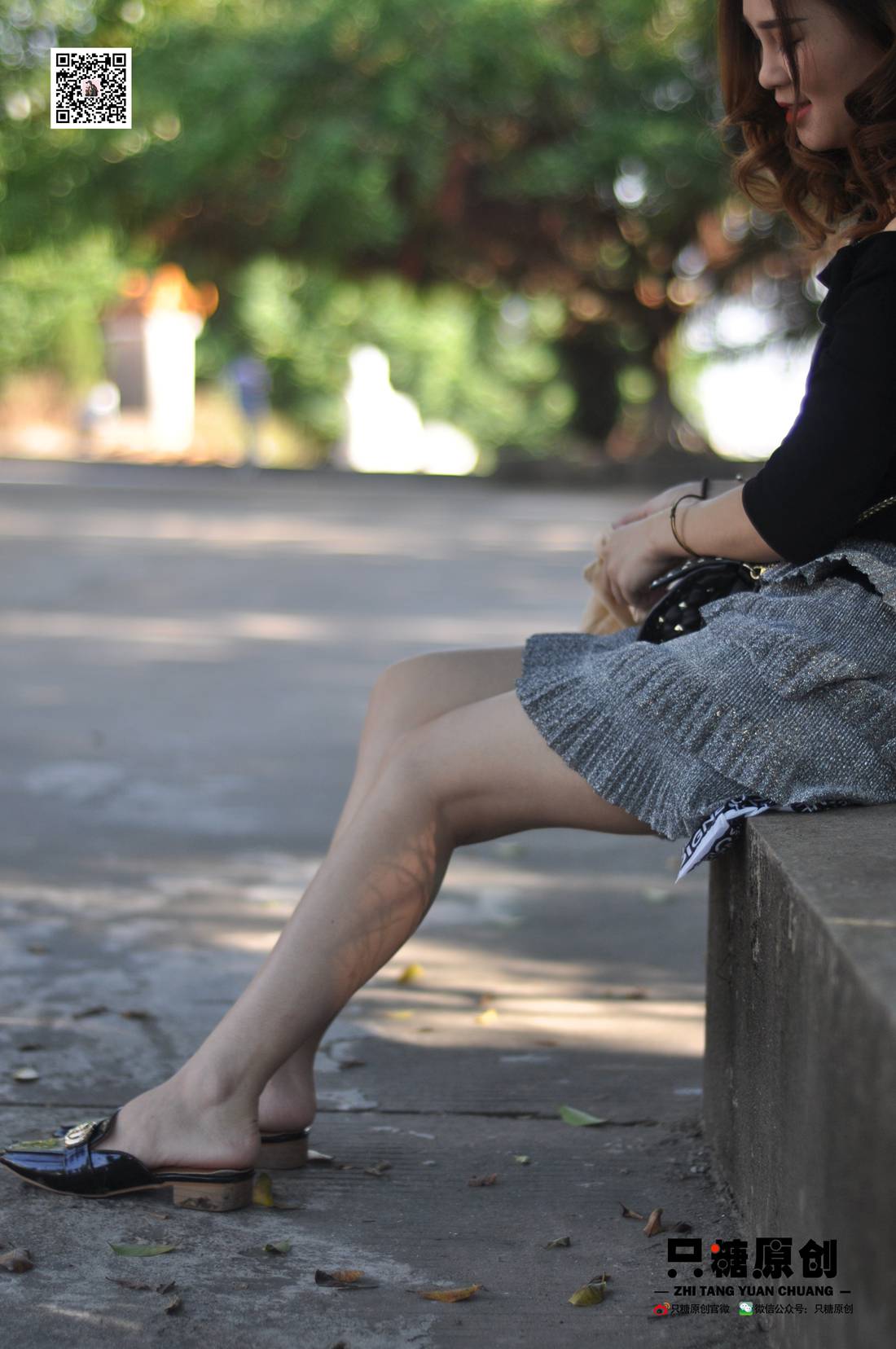 图片[72]-[只糖棉袜] NO.002 婷婷－短裙与薄棉船袜 在线浏览 – 速更版-美库