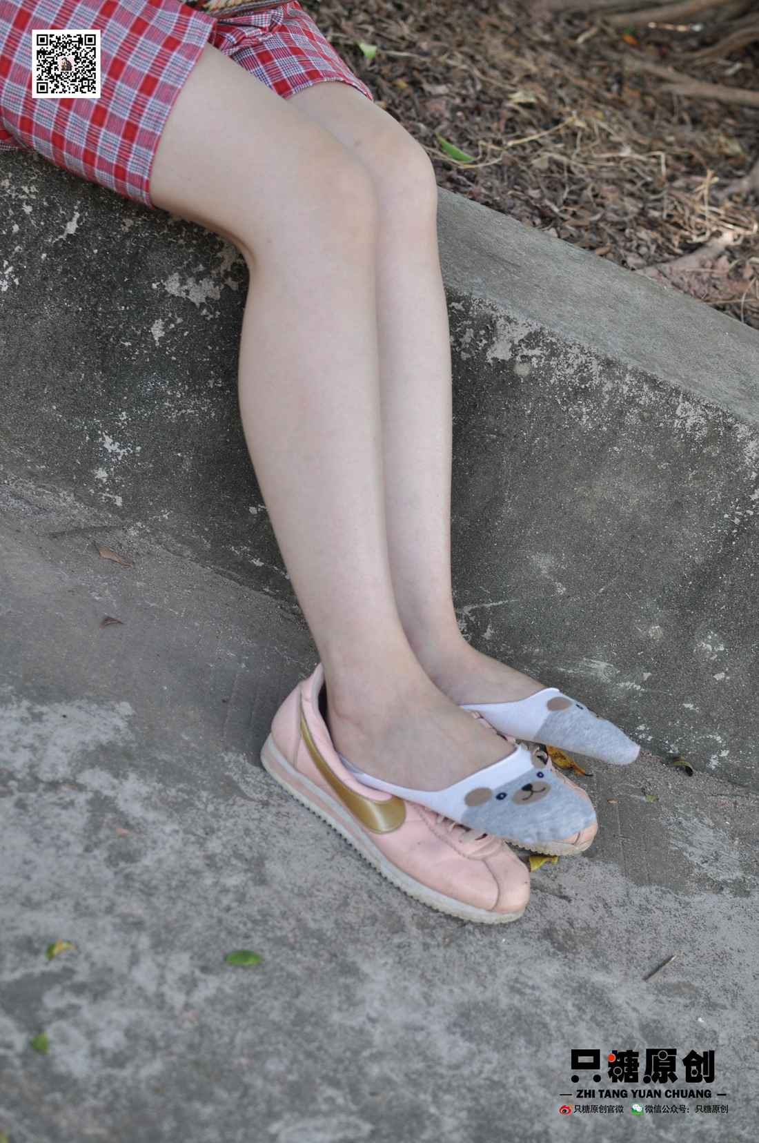 图片[30]-[只糖棉袜] NO.001 诗诗－格子裙休闲风 在线浏览 – 速更版-美库