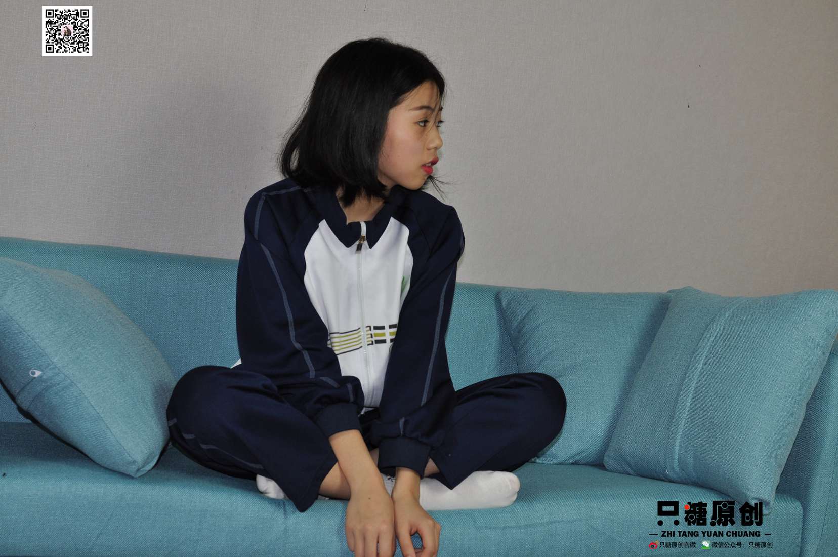 图片[22]-[只糖棉袜] NO.003 嘉欣－运动风白棉袜 在线浏览 – 速更版-美库