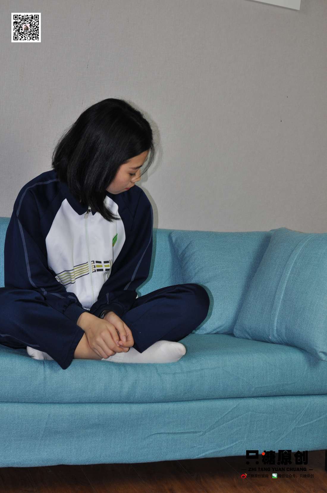 图片[102]-[只糖棉袜] NO.003 嘉欣－运动风白棉袜 在线浏览 – 速更版-美库