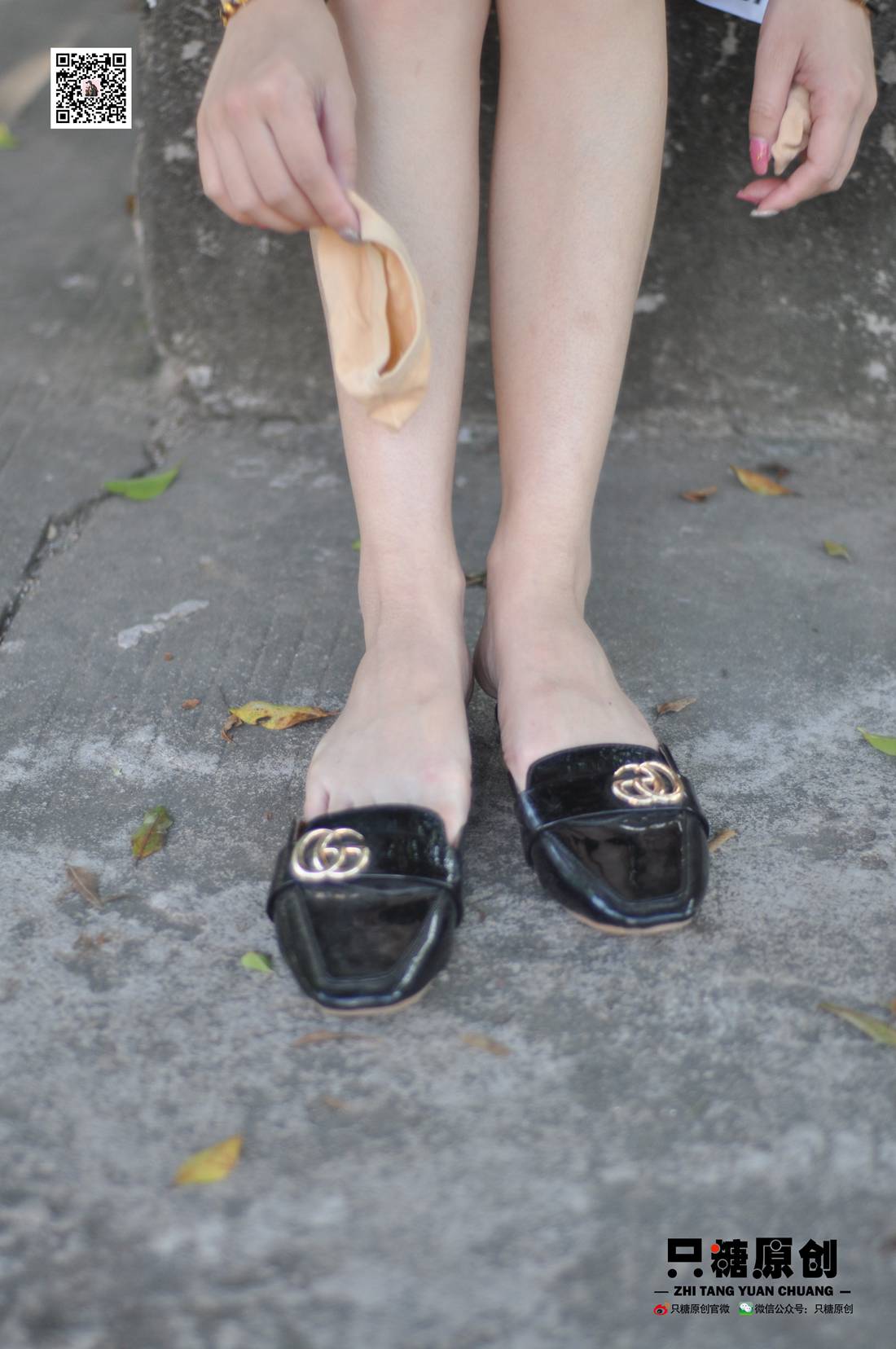 图片[78]-[只糖棉袜] NO.002 婷婷－短裙与薄棉船袜 在线浏览 – 速更版-美库