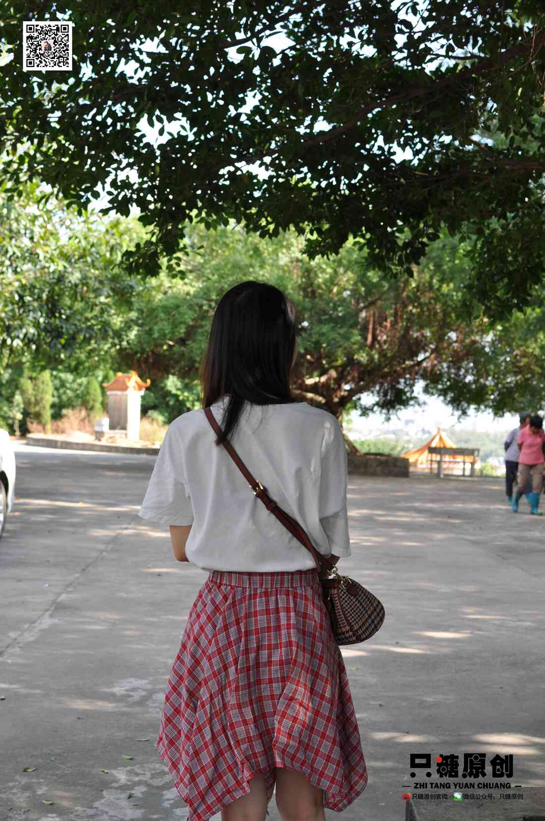 图片[24]-[只糖棉袜] NO.001 诗诗－格子裙休闲风 在线浏览 – 速更版-美库
