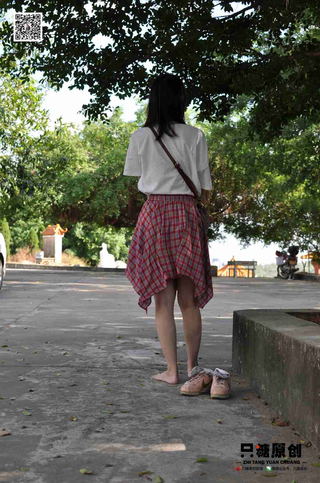 图片[115]-[只糖棉袜] NO.001 诗诗－格子裙休闲风 在线浏览 – 速更版-美库