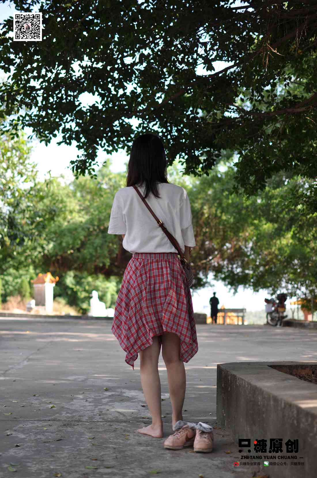 图片[165]-[只糖棉袜] NO.001 诗诗－格子裙休闲风 在线浏览 – 速更版-美库