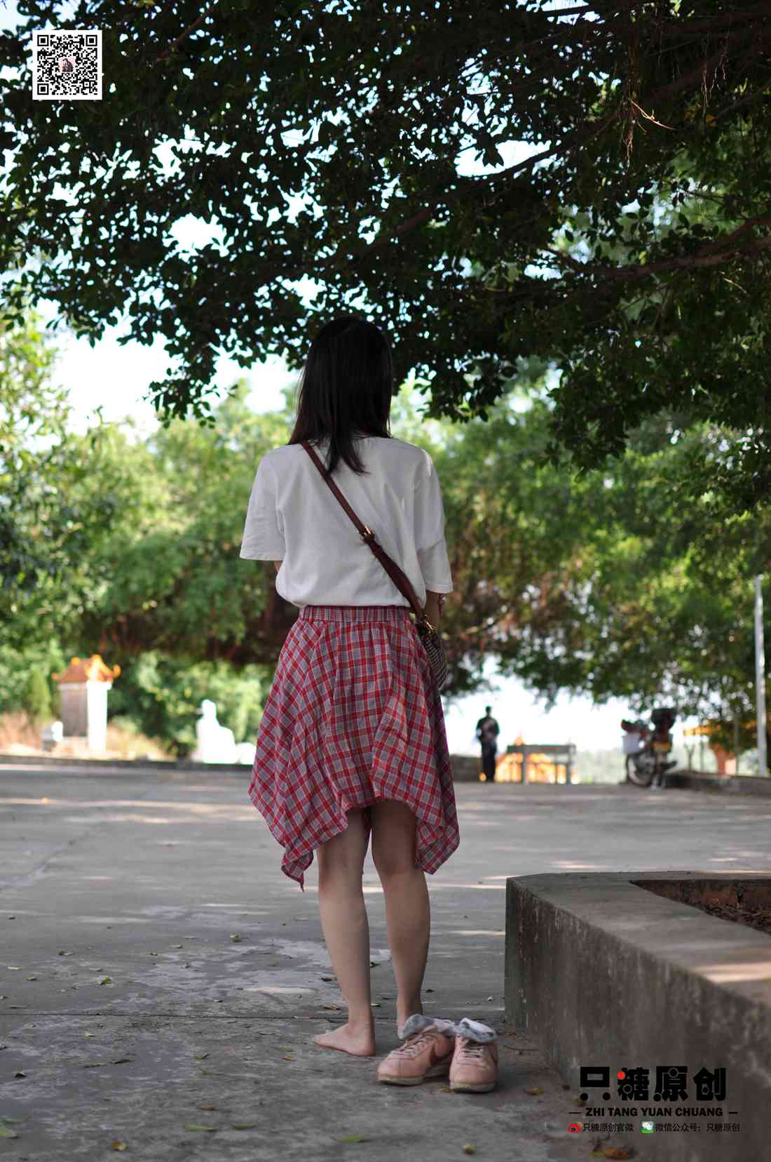 图片[122]-[只糖棉袜] NO.001 诗诗－格子裙休闲风 在线浏览 – 速更版-美库