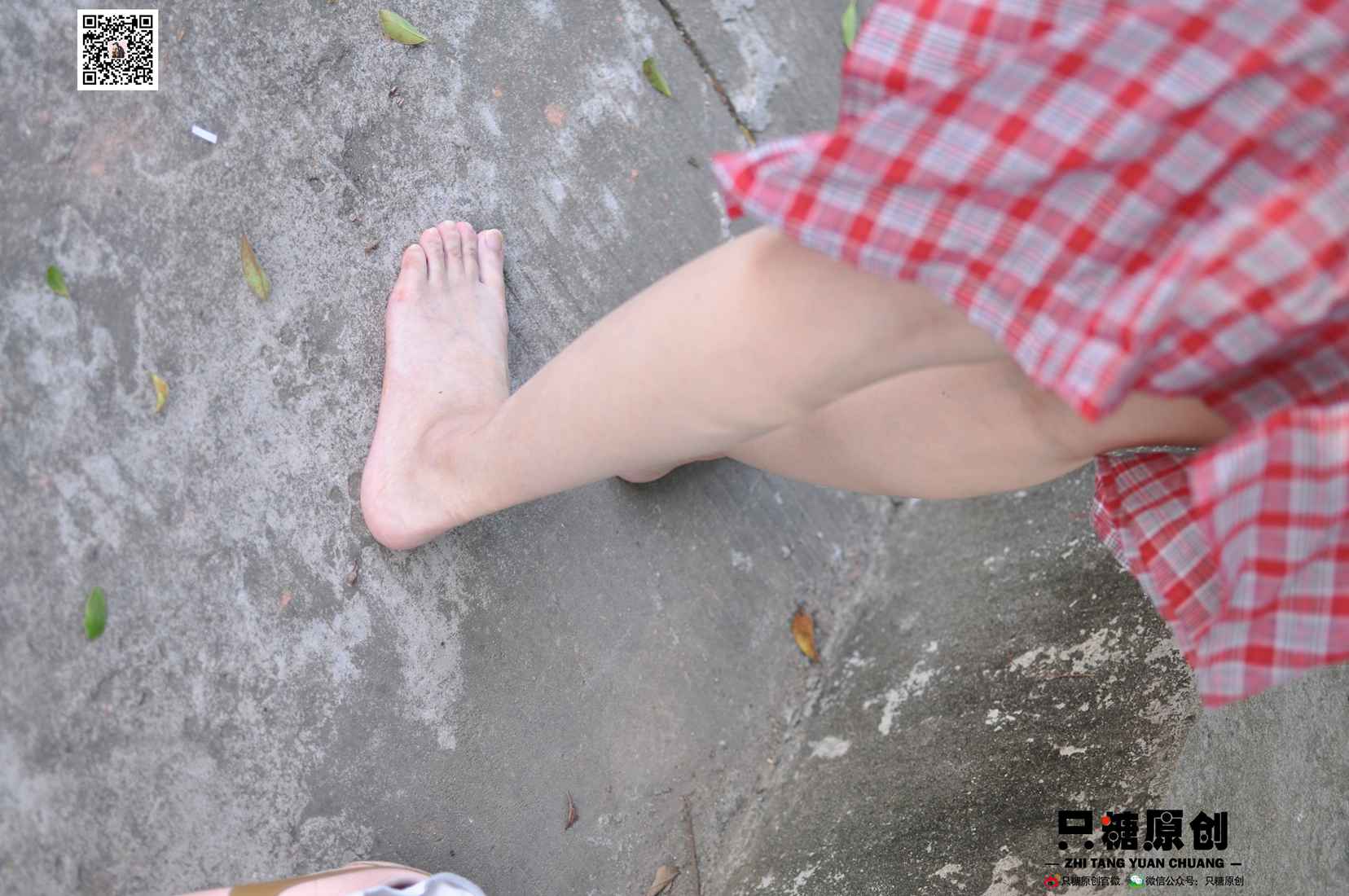 图片[51]-[只糖棉袜] NO.001 诗诗－格子裙休闲风 在线浏览 – 速更版-美库