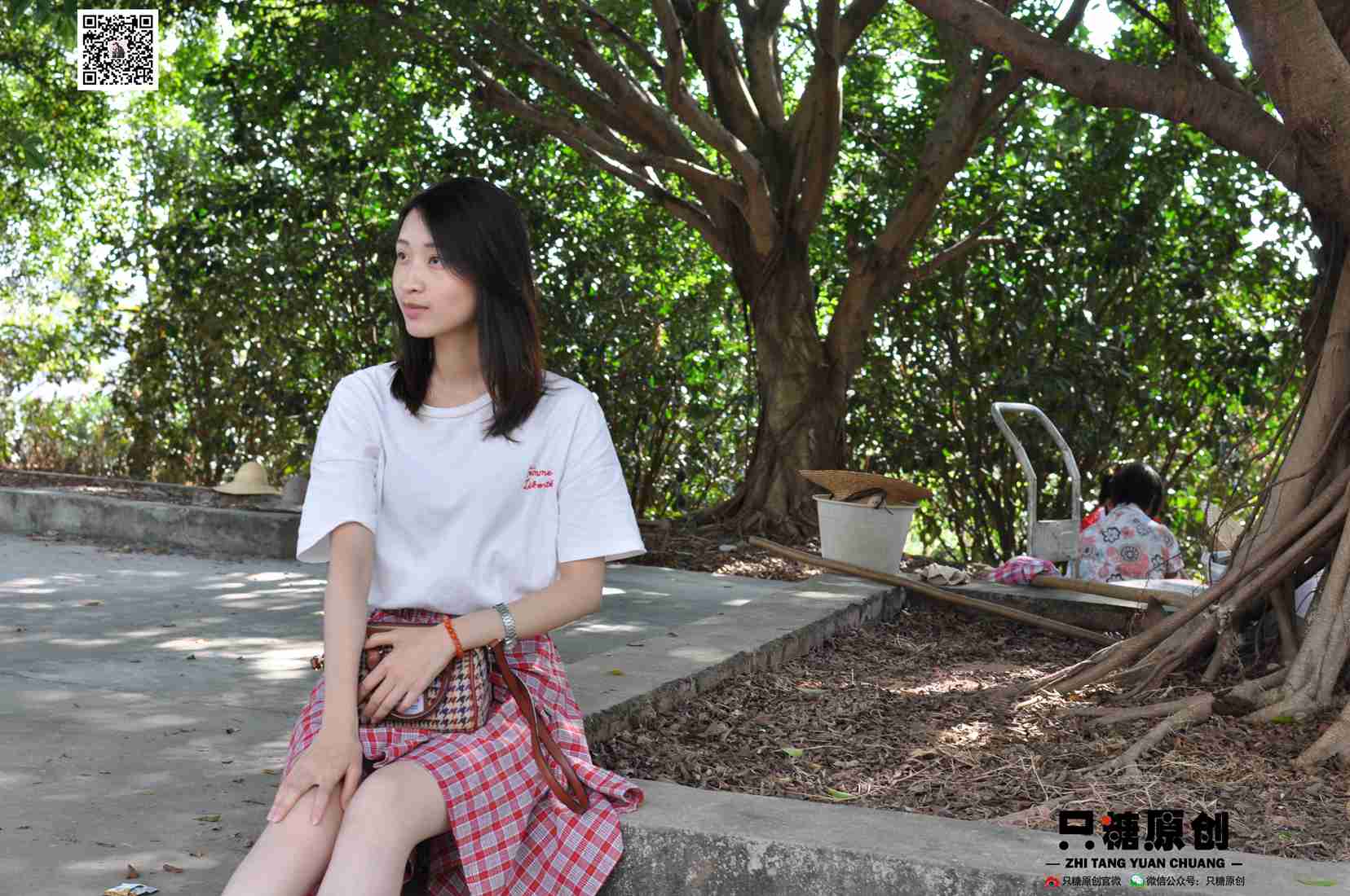 图片[146]-[只糖棉袜] NO.001 诗诗－格子裙休闲风 在线浏览 – 速更版-美库