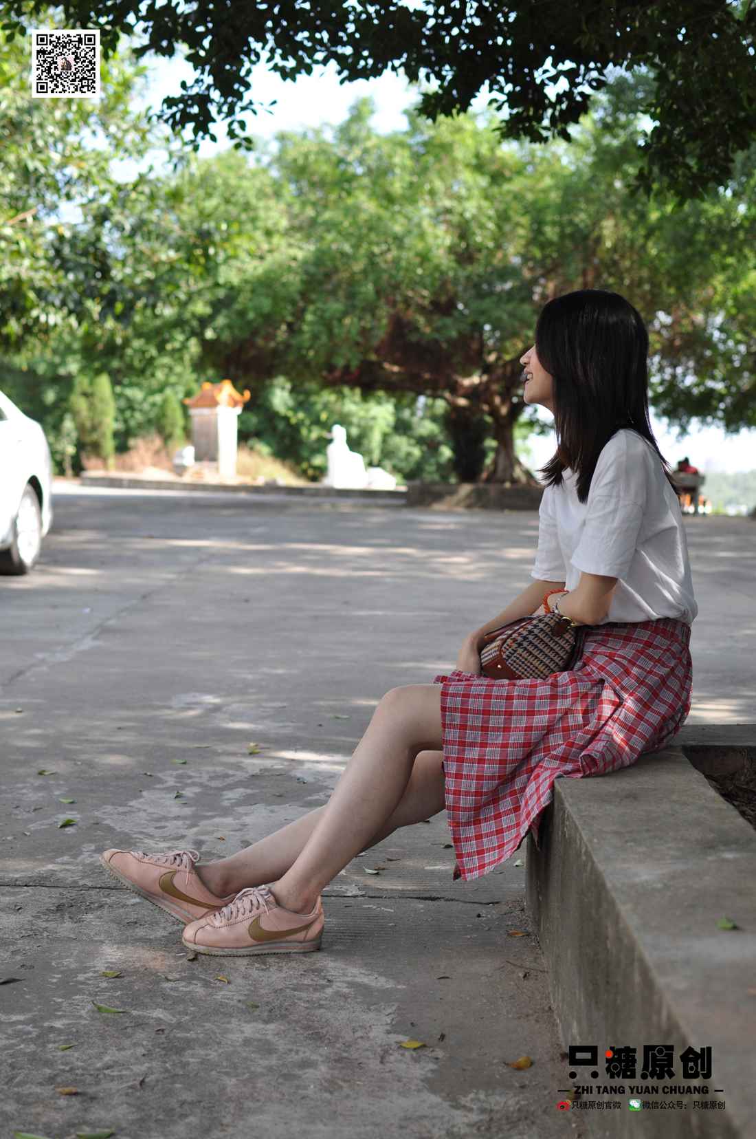 图片[161]-[只糖棉袜] NO.001 诗诗－格子裙休闲风 在线浏览 – 速更版-美库