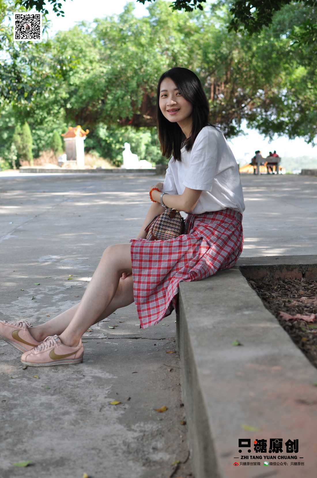 图片[156]-[只糖棉袜] NO.001 诗诗－格子裙休闲风 在线浏览 – 速更版-美库