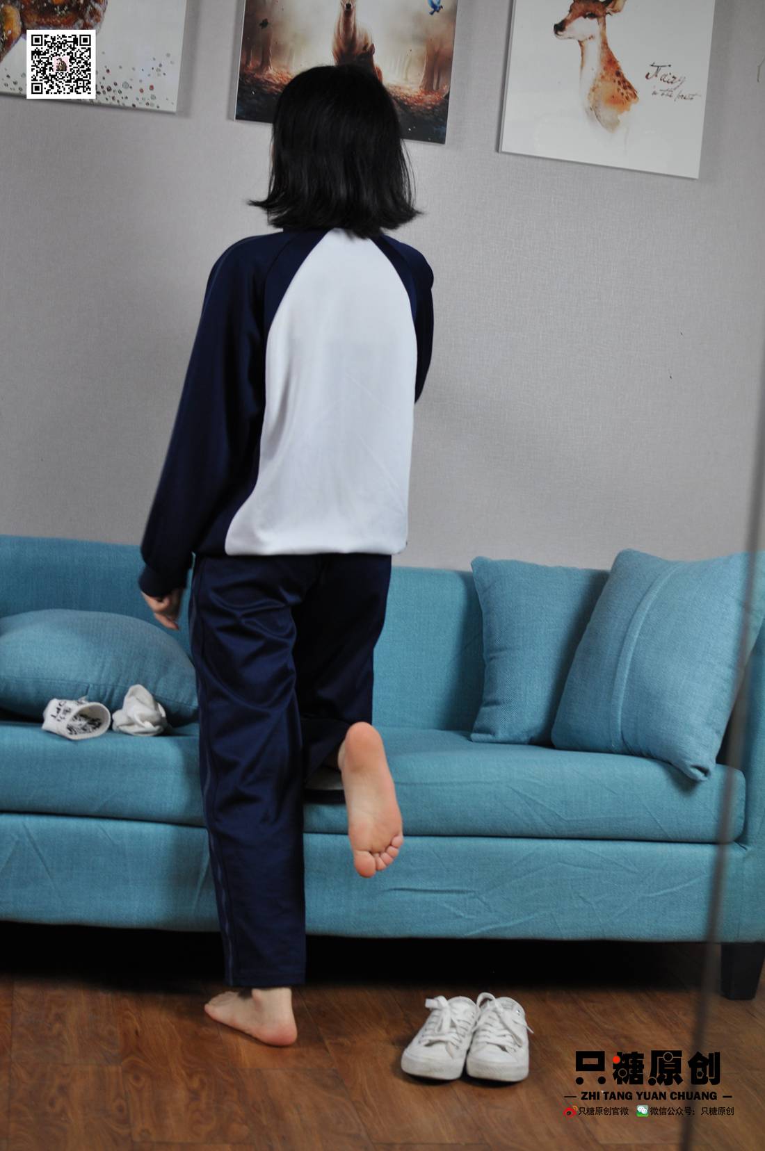 图片[59]-[只糖棉袜] NO.003 嘉欣－运动风白棉袜 在线浏览 – 速更版-美库