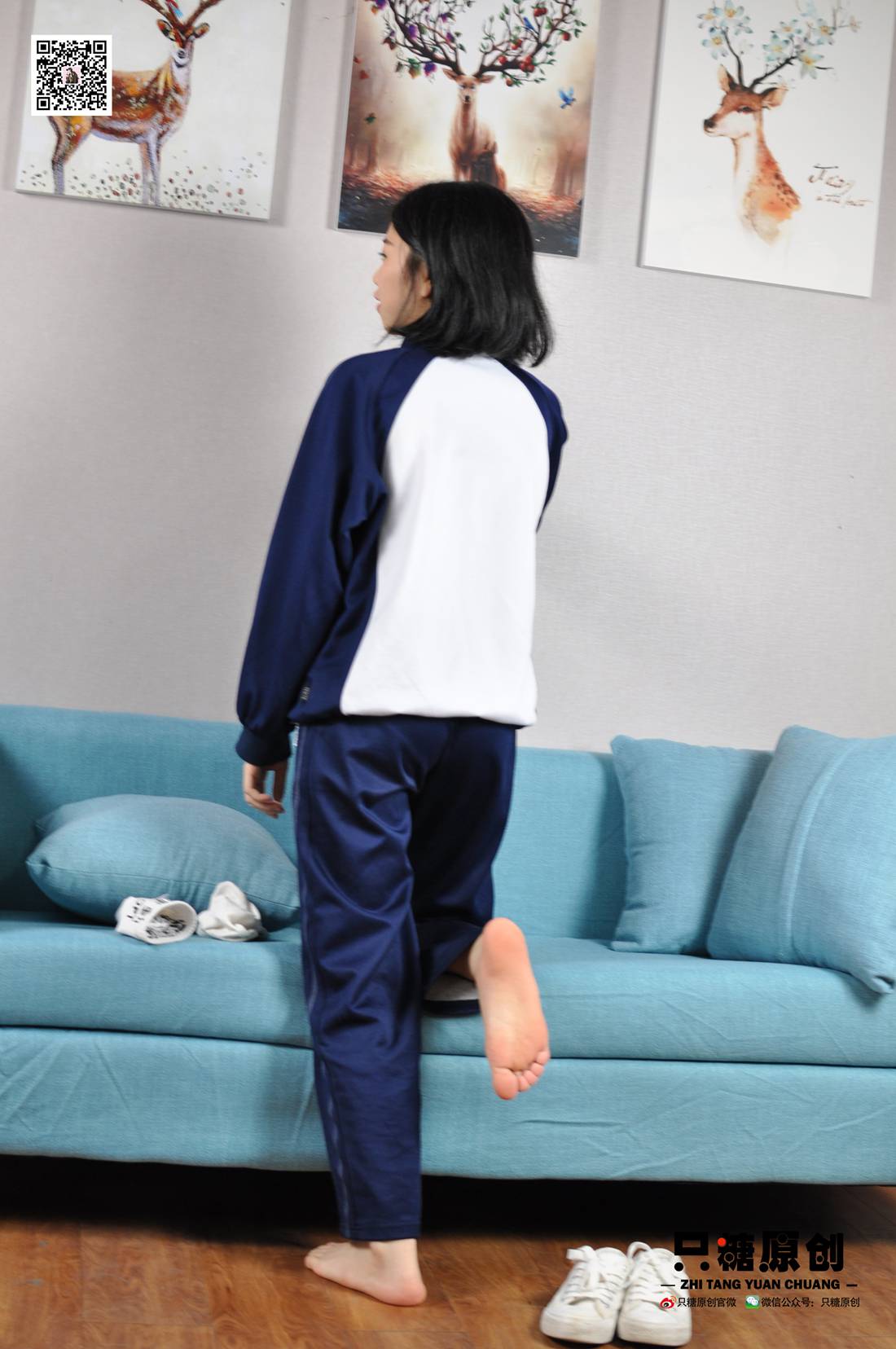 图片[95]-[只糖棉袜] NO.003 嘉欣－运动风白棉袜 在线浏览 – 速更版-美库