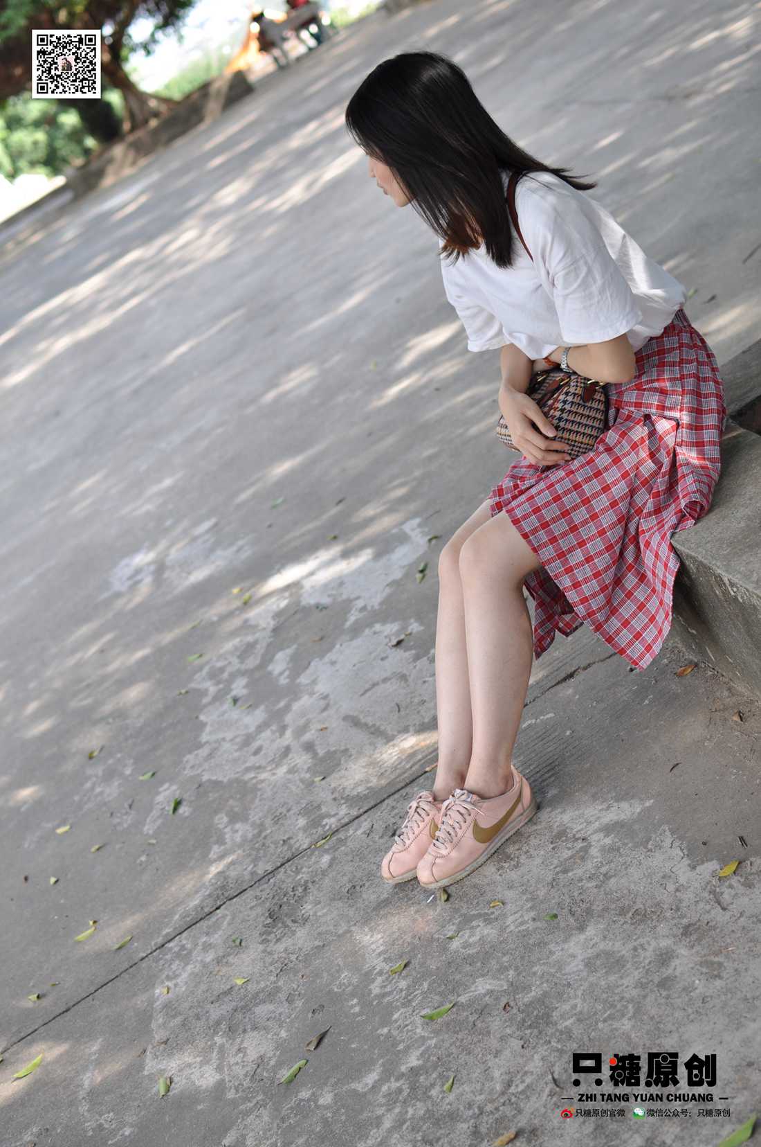 图片[179]-[只糖棉袜] NO.001 诗诗－格子裙休闲风 在线浏览 – 速更版-美库