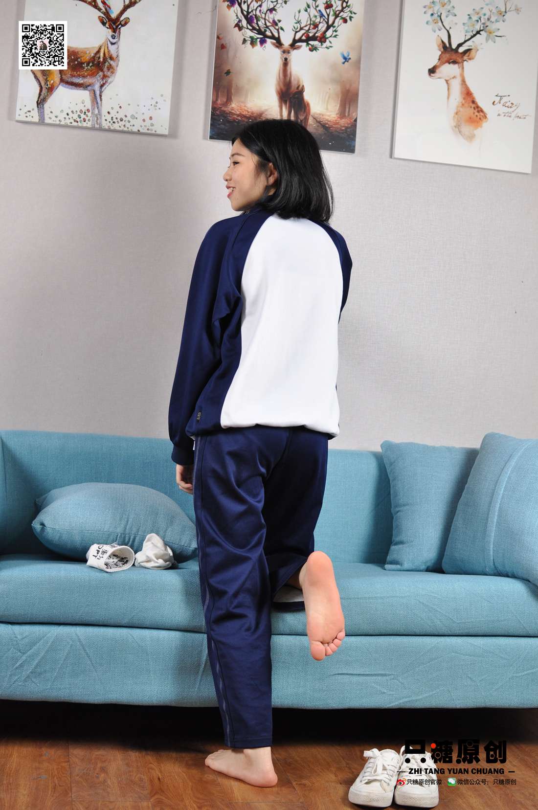 图片[109]-[只糖棉袜] NO.003 嘉欣－运动风白棉袜 在线浏览 – 速更版-美库