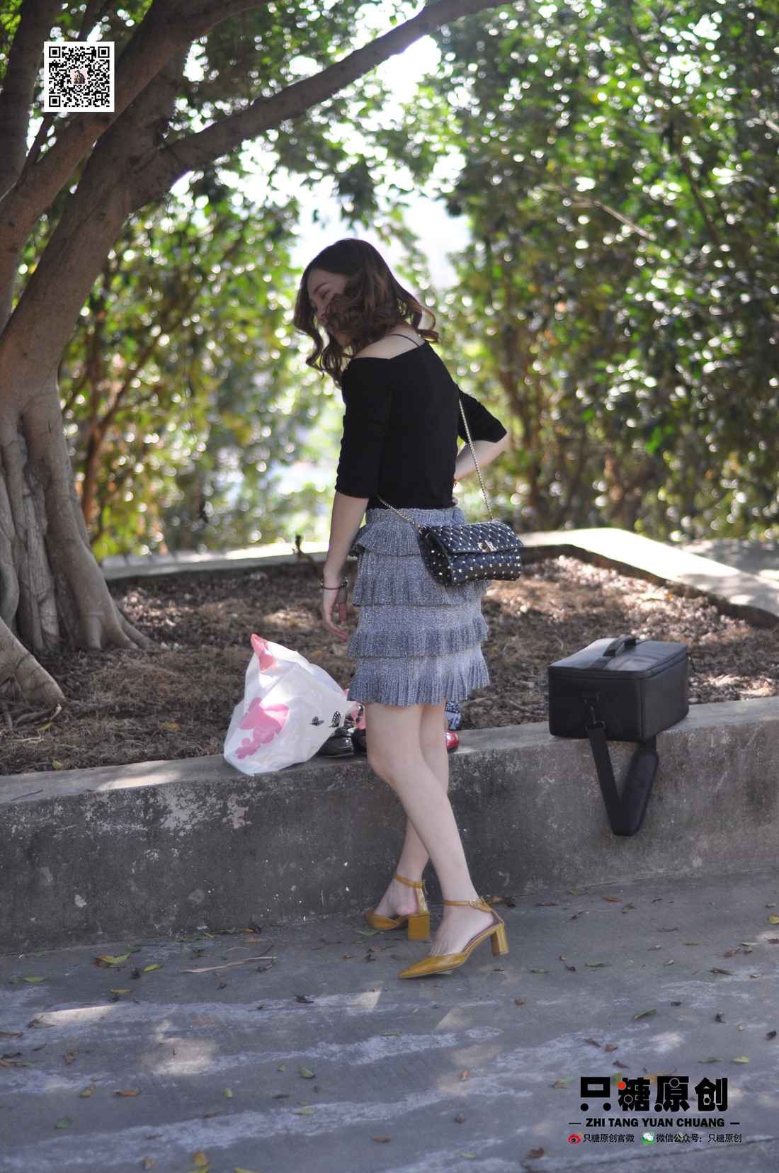 图片[62]-[只糖棉袜] NO.002 婷婷－短裙与薄棉船袜 在线浏览 – 速更版-美库