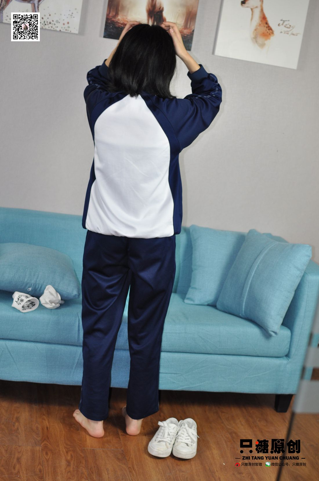 图片[152]-[只糖棉袜] NO.003 嘉欣－运动风白棉袜 在线浏览 – 速更版-美库