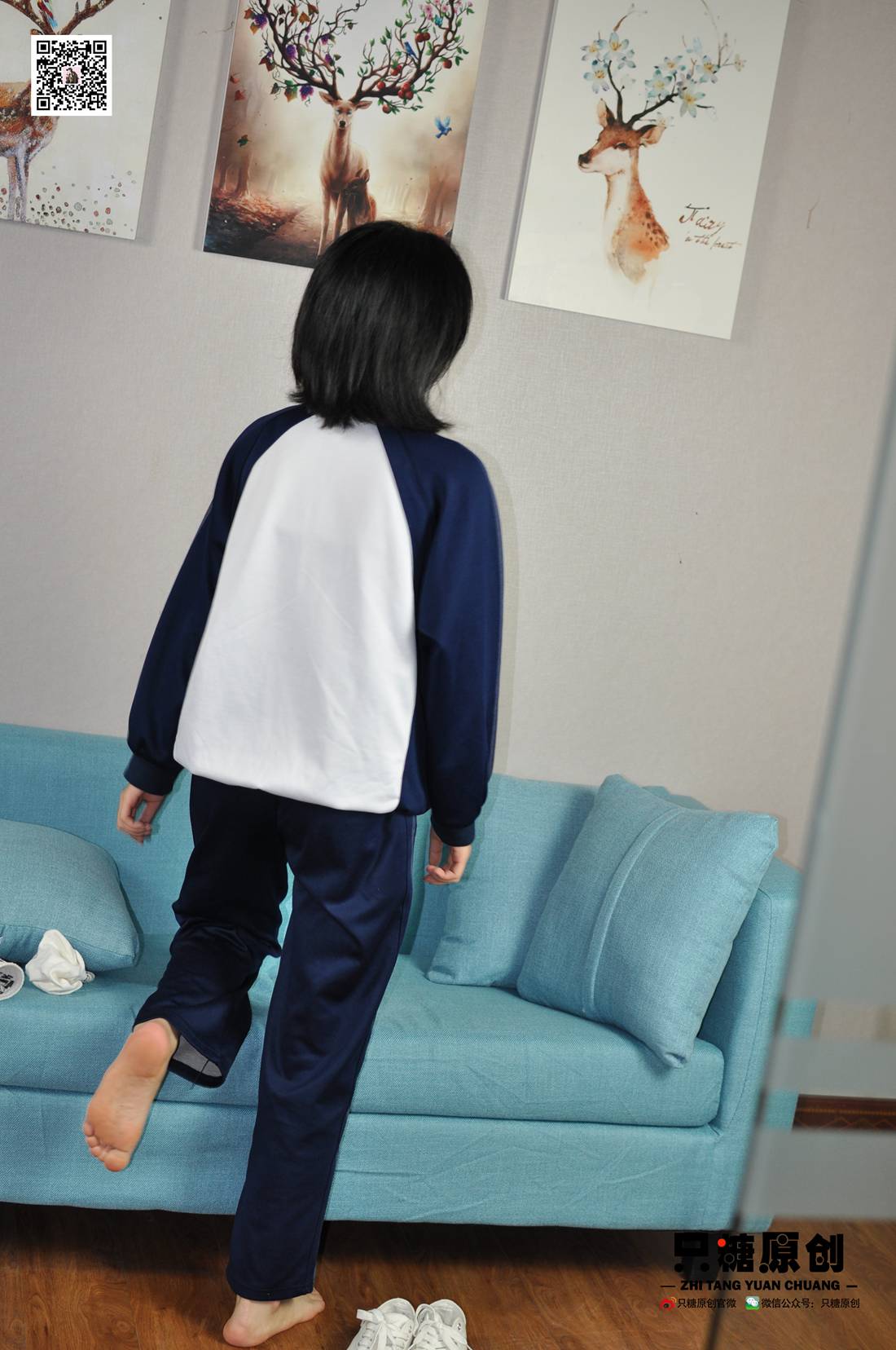 图片[122]-[只糖棉袜] NO.003 嘉欣－运动风白棉袜 在线浏览 – 速更版-美库