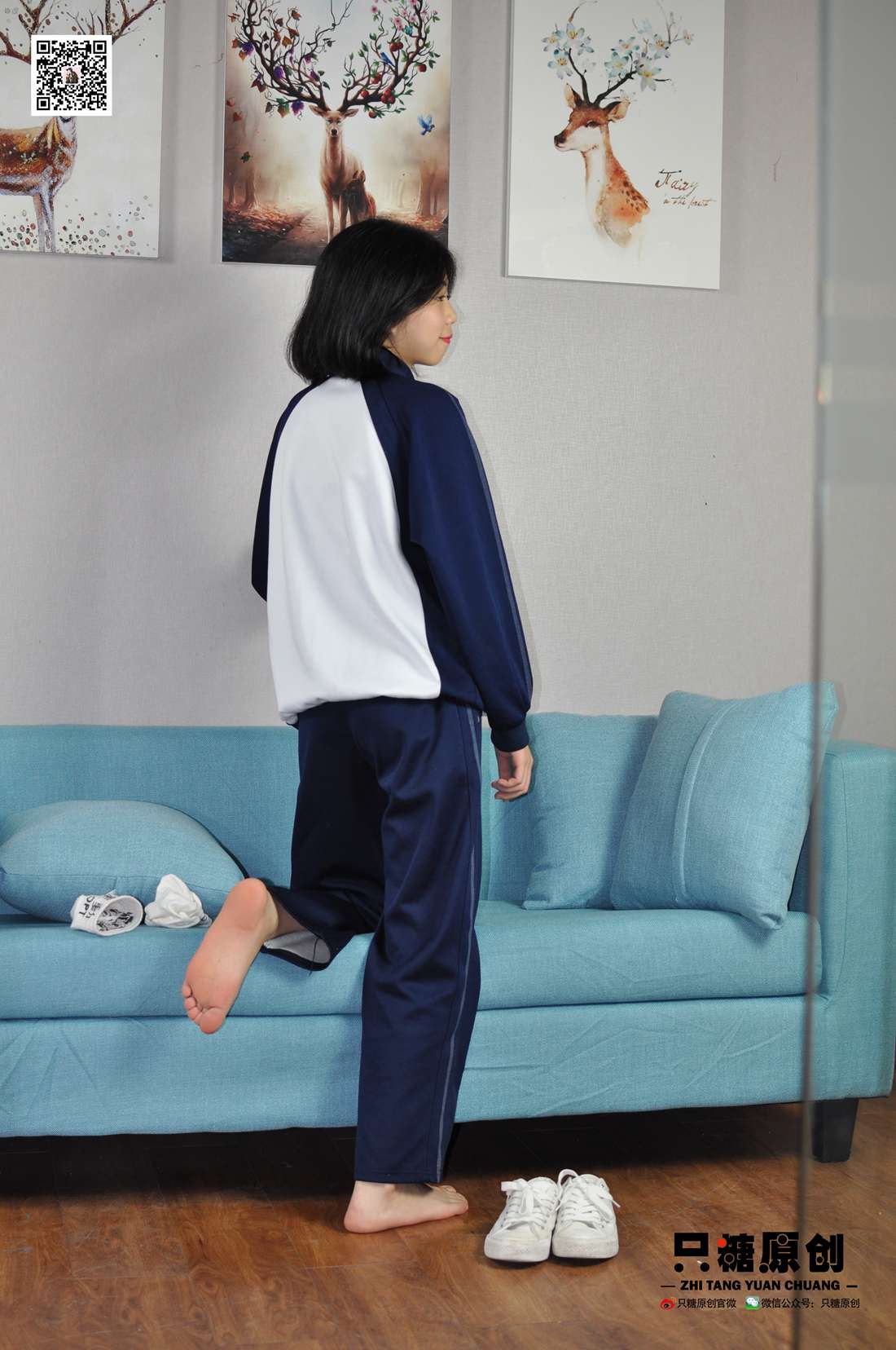 图片[148]-[只糖棉袜] NO.003 嘉欣－运动风白棉袜 在线浏览 – 速更版-美库