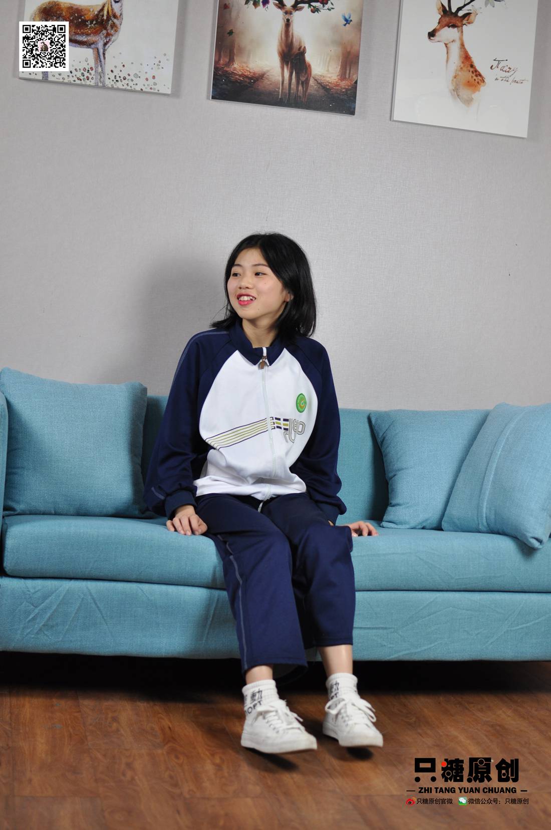 图片[65]-[只糖棉袜] NO.003 嘉欣－运动风白棉袜 在线浏览 – 速更版-美库